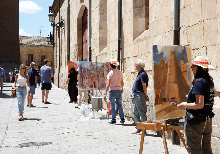 Hoy Salamanca se convertirá en un gran lienzo con el XXIII Certamen de Pintura al Aire Libre de Fundación GACETA